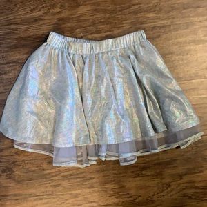 High waisted mini skirt